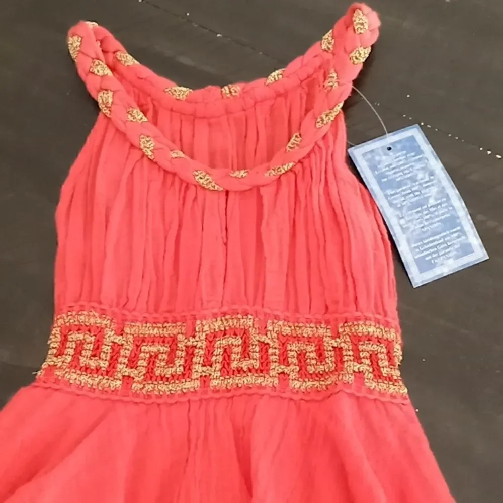 N/A coral sundress
